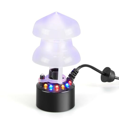 FITNATE Mist Maker, 12 LED Mister Fogger Water Fountain Pond Fog Machine Atomizer Air Humidifier, ultrasonic Mist fogger with Splash Guard, Perfect for Halloween and Other Holidays | Perfect for Halloween and Other Decorations, Easy, Simple to Use