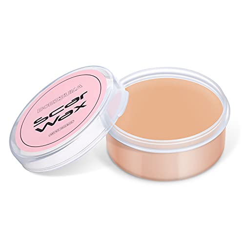 BOBISUKA Scar Wax Professional Modeling Fake Wound Special Skin Effect for Halloween Stage Fancy Dress Up Cosplay Theatrical SFX Makeup（Large 70g/2.46oz） - color: Scar Wax