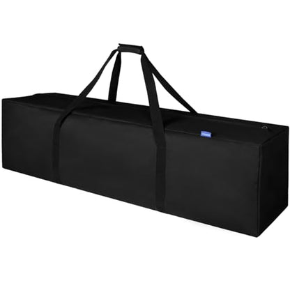 INFANZIA 45in Large Travel Duffel Bag, 600D Water Resistant Foldable, 115L | Sport Luggage Bag with Upgrade Zipper, Foldable Equipment Storage Bag, for Moving Camping Tent Tripod Fishing - size: 45x12x13 inch-115L