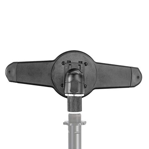 GRIFITI NOOTLE Music MIC Stand RETROFIT Adjustable Large to Standard Universal Tablet Holder Music Stand Adapter - Adaptor 5/8” 27 Female to 1/4” 20 Male Mini Ball Head Ipad Mount 9.5-14.5 in Tablets - size: Standard to Large