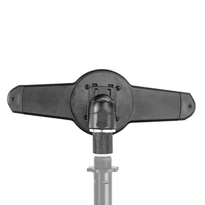 GRIFITI NOOTLE Music MIC Stand RETROFIT Universal Tablet Mount and Music Adaptor 5/8” 27 Female to 1/4” 20 Male Adjustable Mini Ball Head Tablet Mount for 7-11 INCH Small to Standard Tablets and IPADS - size: Small to Standard