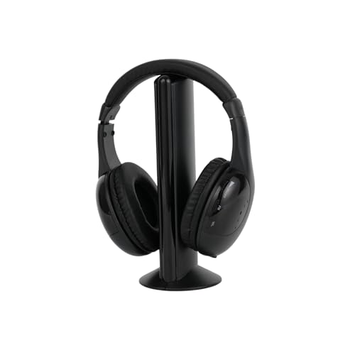 Wireless Headphones for TV Watching, FM Radio & Monitor, Wired Headset with Digital Decorder, Over-Ear Headset for Adult and Senior, Compatible Computer TV
