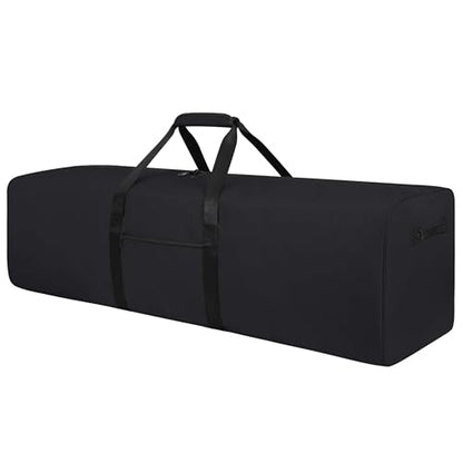 Urbanstand 48 Inch Travel Duffle Bag Extra Large Sport Equipment Duffel Bags with 2-way Lockable Zippers (Black) - color: Black, size: 48 Inch
