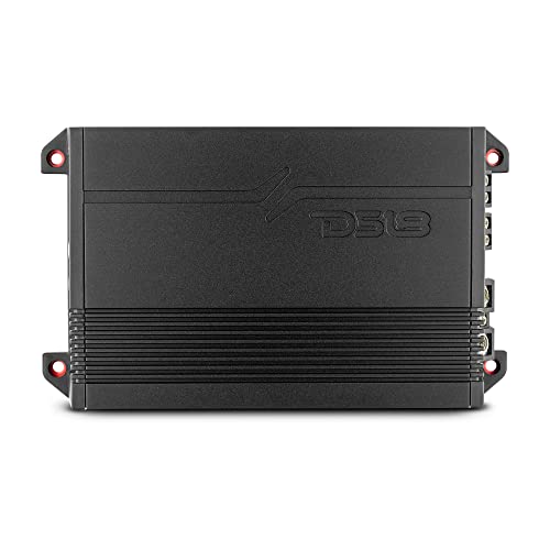 DS18 G1000.4D Car Amplifier GEN-X Full-Range Class D 4-Channel 1000 Watts Max Power 2/4 Ohm Stable, Bridgeable, High/Low Pass Filter - Small Compact Amp for Speakers in Car Audio System… - style: 1000 Watts 4-Channel