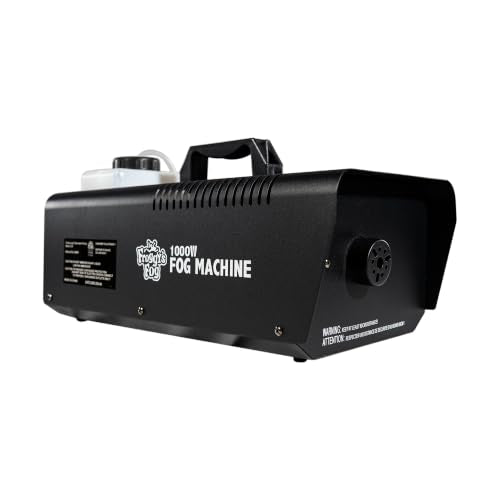 Froggys Fog - 1000 Watt Halloween Fog Machine with Wired Remote Control - All Metal, Impressive Output, Timer and Wireless Control Options