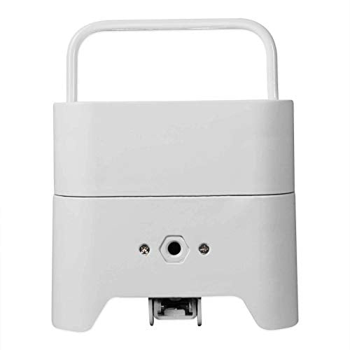 Rockville Best PAR 50 White Rechargeable LED Par Wash Light, Wireless DMX, 4x6W RGBWA+UV LEDs, 4400mAh Battery, 6500 Lux Output, Compact for DJs, Stage, Weddings, Parties | 15-Hour Rechargeable Battery, RGBWA, UV, IRC Remote, Sound Activated, Flicker Free
