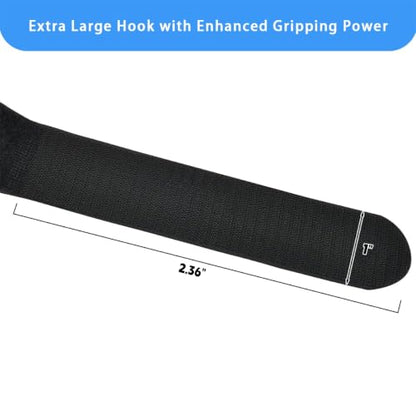 12 Pack Extra Large Reusable Fastening Straps, 1 x 24 Inch Heavy Duty Cinch Straps with Buckle, Hook and Loop Cable Tie Down Straps for Building Materials, Wood, Pipe, Yoga Mats, Camping