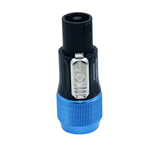Arklove Speakon to 1/4 Adapter na4ljx Connector Upgraded 1/4" inch ts Jack Female to NL4FC Male Converter are for Converting Cable to NL4FC Plug for pa dj Speaker/Amplifier/Mixer(Adapter - 2PCS) - color: Adapter - 2PCS