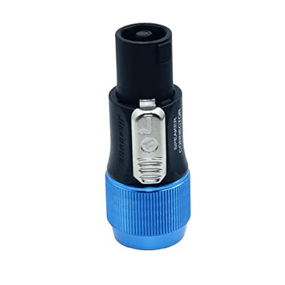 Arklove Speakon to 1/4 Adapter na4ljx Connector Upgraded 1/4" inch ts Jack Female to NL4FC Male Converter are for Converting Cable to NL4FC Plug for pa dj Speaker/Amplifier/Mixer(Adapter - 2PCS) - color: Adapter - 2PCS