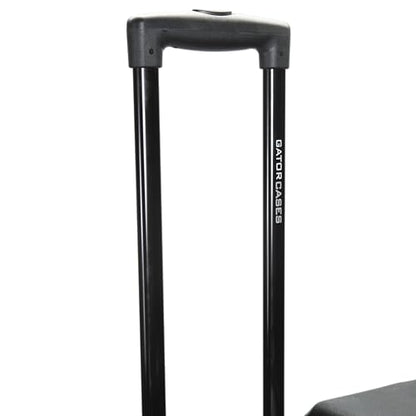 Gator Cases Pro Series 4U Rolling Rack Case with 19" Depth, Tow Handle & Recessed Wheels, Roto Molded Made in USA (G-PROR-4U-19) - size: 4U Rack Space, style: Rolling Rack - 19" Deep