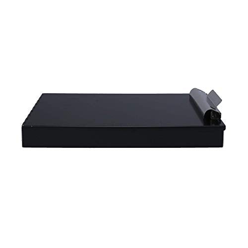 Saunders Cruiser-Mate Black Aluminum Storage Clipboard, Dual Tray Nursing | Self-Locking Latch, 150-Sheet Steel Clip, HIPAA-Compliant Privacy, Made in USA from 89% Recycled Aluminum, for EMS & Police