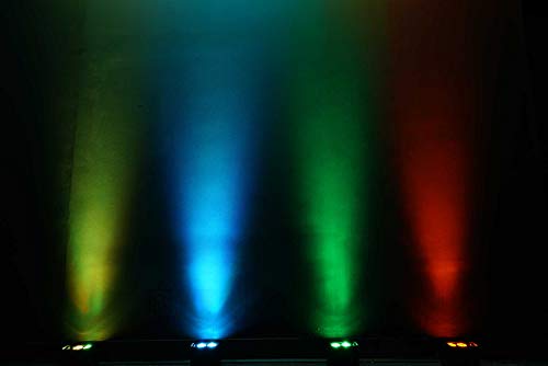 Rockville Best PAR 50 Black Rechargeable Par Wash Uplight, Wireless DMX | 15-Hour Rechargeable Battery, RGBWA, UV, IRC Remote, Sound Activated, Flicker Free, 6500 Lux, 4x6W LEDs - color: Black