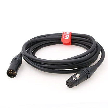 24V DC Power Cable Neutrik 3-Pin XLR Female to 3-Pin XLR Male for LED Lights (60CM) - size: 60CM