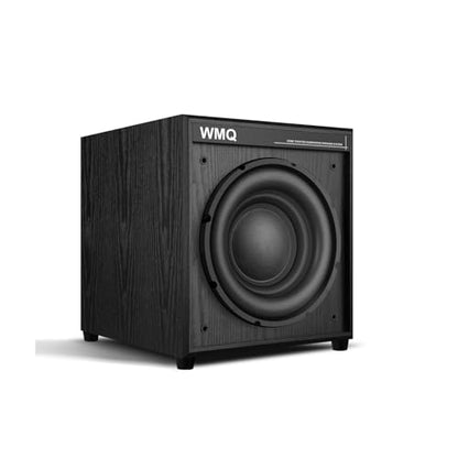 8" Active Home Theater subwoofer, Featuring SUB and RCA Input interfaces, 200W RMS, Medium-Density fiberboard Cabinet with Heat Sink, Adjustable Crossover Frequency Range from 60-180 Hz - size: 8-inch subwoofer