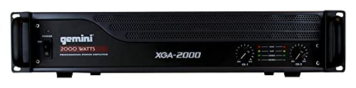 Gemini 2-Channel Power Amplifier, 2000 Watts, 4/8Ω (XGA-2000) - style: 2000W