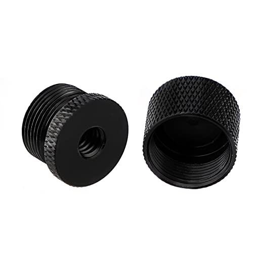 SAVITA 2pcs Mic Stand Adapter 1/4 Male to 5/8 Female and 5/8 Male to 1/4 Female Screw Thread Adapter Tripod Screw Adapter For Camera Monitor Microphone Stand