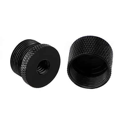SAVITA 2pcs Mic Stand Adapter 1/4 Male to 5/8 Female and 5/8 Male to 1/4 Female Screw Thread Adapter Tripod Screw Adapter For Camera Monitor Microphone Stand