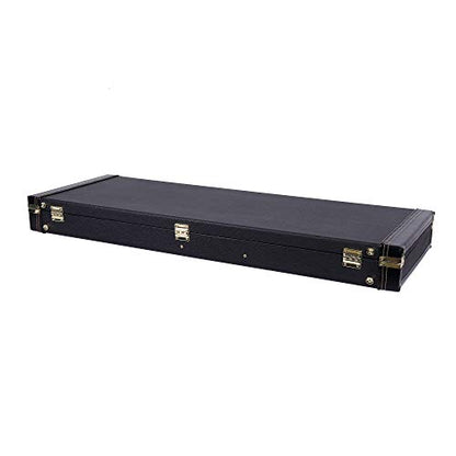 Crossrock Wooden Hardshell Case for Jazzmaster/Jaguar Style Electric Guitars, Black(CRW600JMBK) - color: Black, style: Jazzmaster