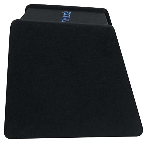 Rockville RV12P 12" 600W Car Audio Subwoofer in Vented Sub Enclosure Box, 4 Ohm, High-Performance Bass, MDF Construction Perfect for Car Audio Systems | 600W Peak / 300W RMS, Polypropylene Cone, Aluminum Voice Coil, Bass Reflex Aero-Port, 15 Degree Angle,
