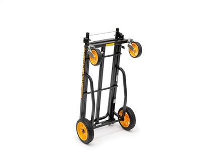Rock-N-Roller R8RT (Mid) 8-in-1 Folding Multi-Cart/Hand Truck/Dolly/Platform Cart/34" to 52" Telescoping Frame/500 lbs. Frame Capacity, Black - style: R8RT