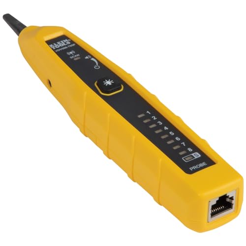 Klein Tools VDV500-705 Wire Tracer Tone Generator and Probe Kit for Ethernet, Internet, Telephone, Speaker, Coax, Video, and Data Cables RJ45, RJ11, RJ12 - style: Tone & Probe Test and Trace Kit