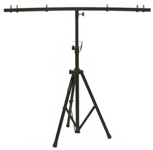 Mr. Dj LS200-5S DJ Pro Audio Lighting Fixture Tripod Stand 5' T-Bar Light Truss