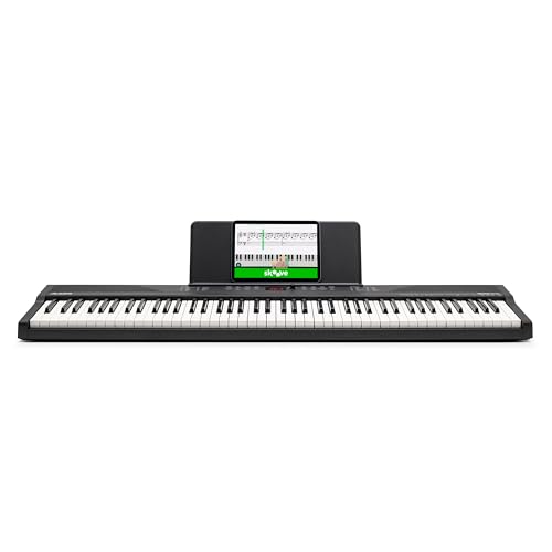 Alesis Recital Play 88-Key Piano Keyboard Bundle | Portable, 480 Voices, Split/Layer Modes, Includes Lessons, Stand, Sustain Pedal, Headphones, Carry Bag, for Beginners - size: 88 keys + accessories, style: Recital Play w/ Accessories
