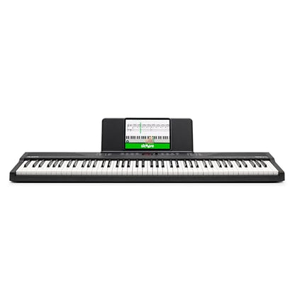 Alesis Recital Play 88-Key Piano Keyboard Bundle | Portable, 480 Voices, Split/Layer Modes, Includes Lessons, Stand, Sustain Pedal, Headphones, Carry Bag, for Beginners - size: 88 keys + accessories, style: Recital Play w/ Accessories