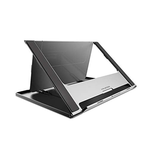 HUION Adjustable Stand Multi-Angle Portable Desk Stand for 10-15.6" Graphics Drawing Monitor Tablet Pen Display, Suitable for Kamvas Pro 12/13/16, Kamvas 12/13/16, iPad Pro, Wacom Cintiq | Designed for Pen Display, Compatible with Kamvas Pro 12/13/16 &V2/