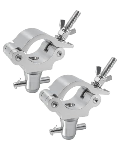 2 Pcs 2In Truss Clamps Wrap-Around Lighting Coupler