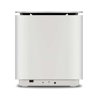 Bose New Lifestyle Ultra Subwoofer, Wireless Home Subwoofer, Perfect for Home Theater Systems, Easy Setup, Deep Bass, White Smoke | Home theater audio with 12-inch driver, line cable and manufacturer warranty - color: White