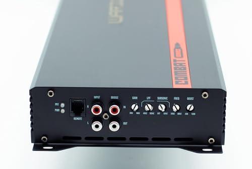 Warzone Series Car Amplifiers - True RMS Power Class D Amps, 1/2/4 Ohm Stable, Multi-Channel and Monoblock Options, Remote Sub Control (3500W / Monoblock) - size: 3500 watt Mono