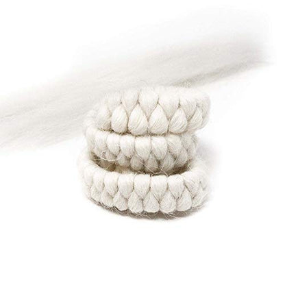 Mehron Makeup Crepe Hair - WHITE, Special FX Fake Hair - color: White