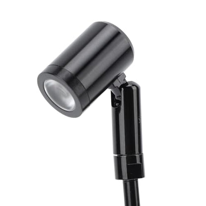 8.3" H LED Upright Mini Spotlight, DC12V Jewelry Showcase Display Lights, Spotlight Up Lights for Painting Picture Plants Jewelry Showcase Model Display Shelves,Black (Netural Light) - color: Black, size: Netural Light