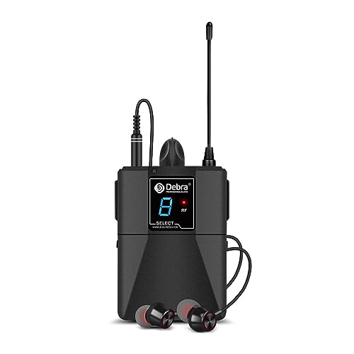 D Debra Bodypack with Earphone Only Suitable for ER-280 Wireless in Ear Monitor System, Can Not Be Used Alone (Only 1 Receiver) - size: Only 1 Receiver