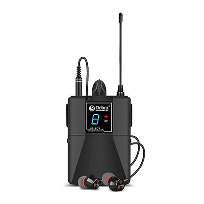 D Debra Bodypack with Earphone Only Suitable for ER-280 Wireless in Ear Monitor System, Can Not Be Used Alone (Only 1 Receiver) - size: Only 1 Receiver
