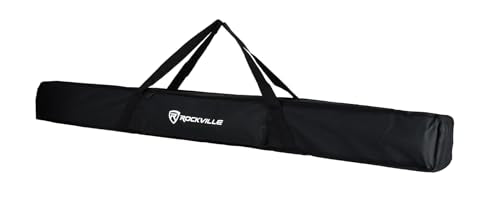 Rockville 4X Rock Saber White Wireless DMX DJ Tube Lights, 5ft, 23H Rechargeable Battery, 192 RGBWA LEDs, IP65 Indoor/Outdoor, App Control+Remote, Padded Bag, Floor Stand/Truss Mount | Wireless DMX, 192 RGBWA LEDs, 23-Hour Battery, IP65, Sound Activated,