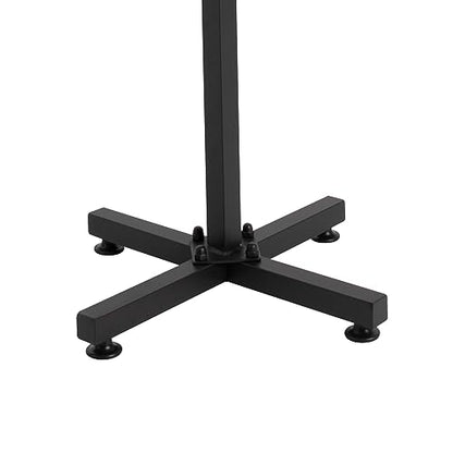 Xuthusman Portable Lectern Podium Stand, 360° Adjustable Mobile Podium Multifunctional Reading Holder with Edge Stopper for Speech Lecture Church Reading（Brown）