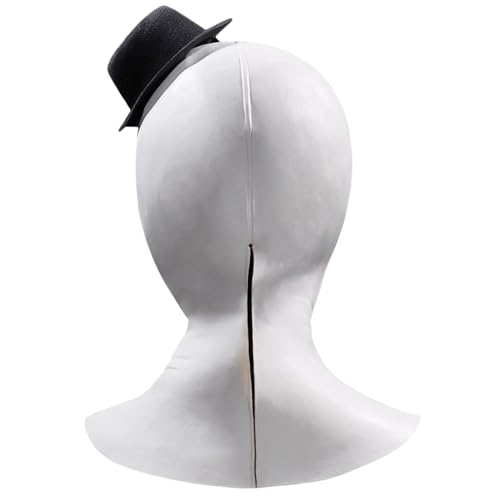 Art The Clown Mask Scary Killer Clown Masks Full Head Latex Halloween Terrifier Costume For Adults - color: Whiteclown