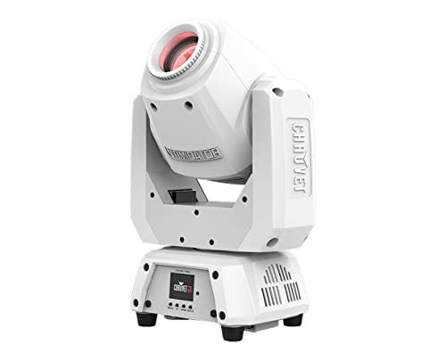 Audiosavings Bundle: Chauvet DJ Intimidator Spot 260X White DMX LED Moving Head Light w/RF Receiver Bundle with Rockville ROCKFORCE 384 Channel Light/Fog DMX Lighting Controller+MIDI Control (2 Items)