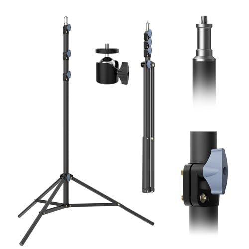 10ft/118 Heavy Duty Photography Light Stand, Tripod with 1/4" Screw - size: 9.84ft-Ø28mm