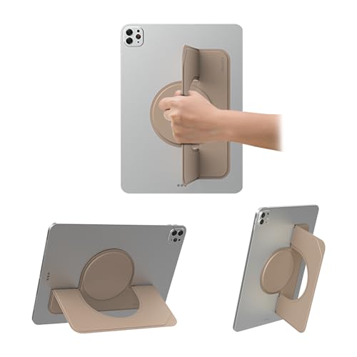Nillkin Flexwing Adhesive Tablet Stand, 0.14in Invisible Slim iPad Holder - color: Brown