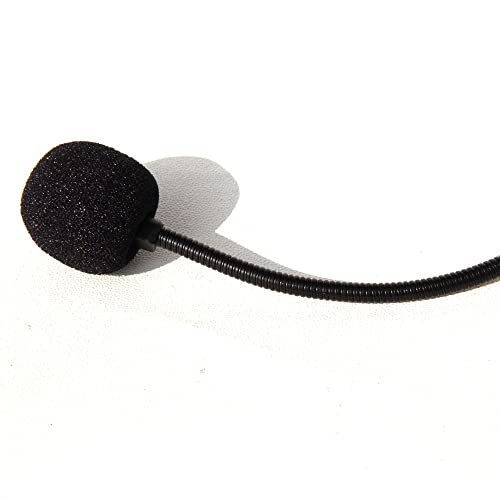 Headworn Headset Microphone for AKG/Samson Wireless Bodypack Transmitters, with Windscreen, Mini 3 Pins XLR Connector, Unidirectional, Black