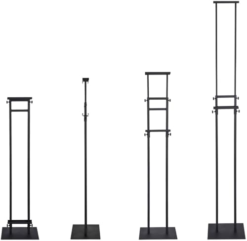 GUOHONG 6Pack Poster Stand for Display, Adjustable Floor Stand Sign Holder | Pedestal Sign Stand, Heavy Duty Banner Stand with Non-Slip Base, Height Up to 75 inch, Double-Sided for Board & Foam Sign - size: 75 inch-6Pack