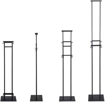 GUOHONG 6Pack Poster Stand for Display, Adjustable Floor Stand Sign Holder | Pedestal Sign Stand, Heavy Duty Banner Stand with Non-Slip Base, Height Up to 75 inch, Double-Sided for Board & Foam Sign - size: 75 inch-6Pack