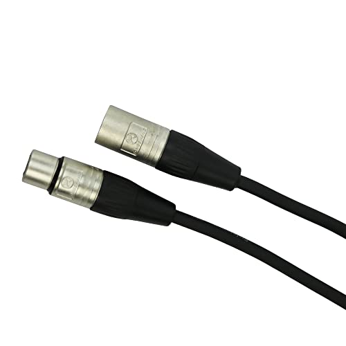 Gearlux XLR Microphone Cable, Fully Balanced, Male to Female, 50 Feet - 3 Pack - size: 50 Ft, style: 3 Pack