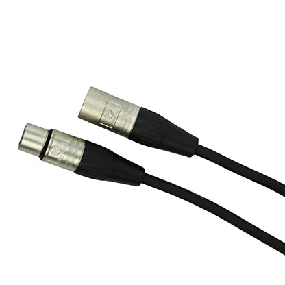 Gearlux XLR Microphone Cable, Fully Balanced, Male to Female, 50 Feet - 3 Pack - size: 50 Ft, style: 3 Pack