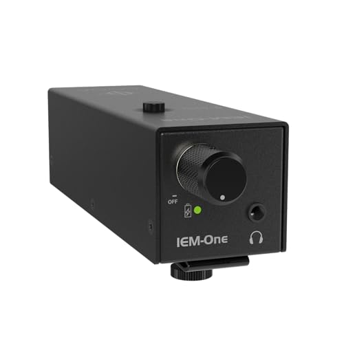 Coda Ultra-Compact Personal in Ear Monitor Amplifier - Single Channel | Headphone Amplifier System with XLR & TRS Input, Portable IEM Amp with Mono & Stereo Mix Panning, Belt Clip - size: Single Channel