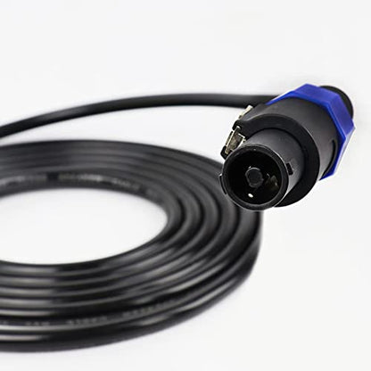 HBU Pack of 3 10 Feet SpeakOn to XLR Female Cable - 3pcs Pro Microphone Speak-On Male to 3 Pole XLR Extension Wire with Twist Lock (3 Packs) - size: 3 Pack