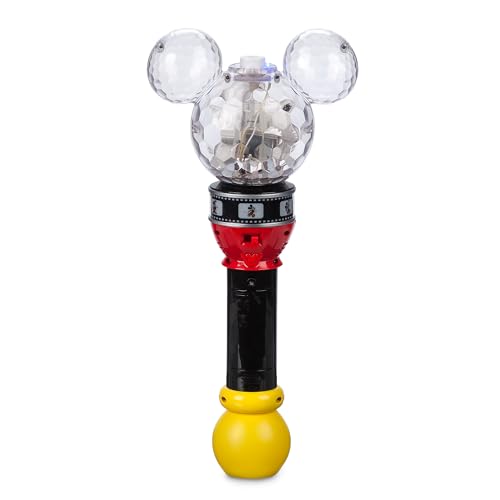 Disney Store Official Mickey Mouse Film Strip Light-Up Bubble Wand - Perfect for Kids & Fans, Authentic Design, Ideal for Outdoor Play & Parties, Durable & Safe for All Ages - style: Mickey Mouse (Film Strip)